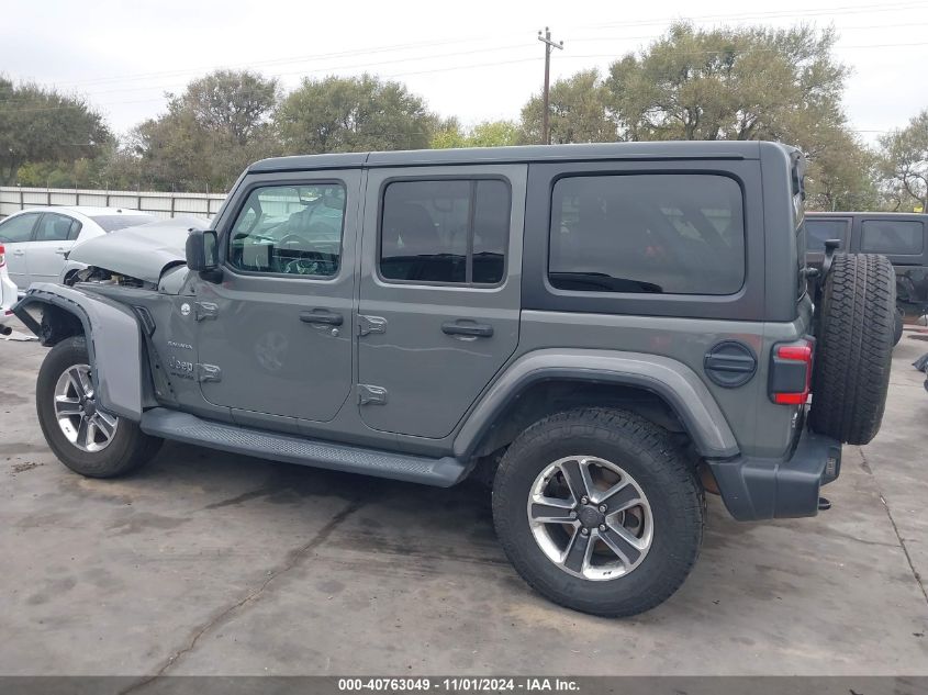 2019 Jeep Wrangler Unlimited Sahara 4X4 VIN: 1C4HJXEG2KW508551 Lot: 40763049