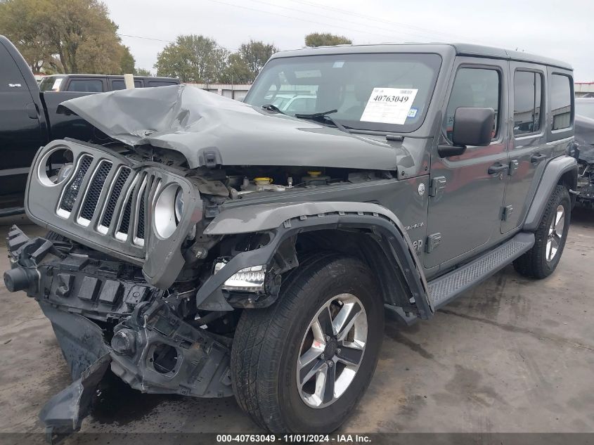 2019 Jeep Wrangler Unlimited Sahara 4X4 VIN: 1C4HJXEG2KW508551 Lot: 40763049