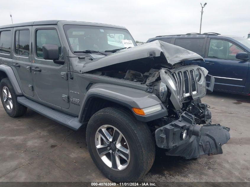 2019 Jeep Wrangler Unlimited Sahara 4X4 VIN: 1C4HJXEG2KW508551 Lot: 40763049