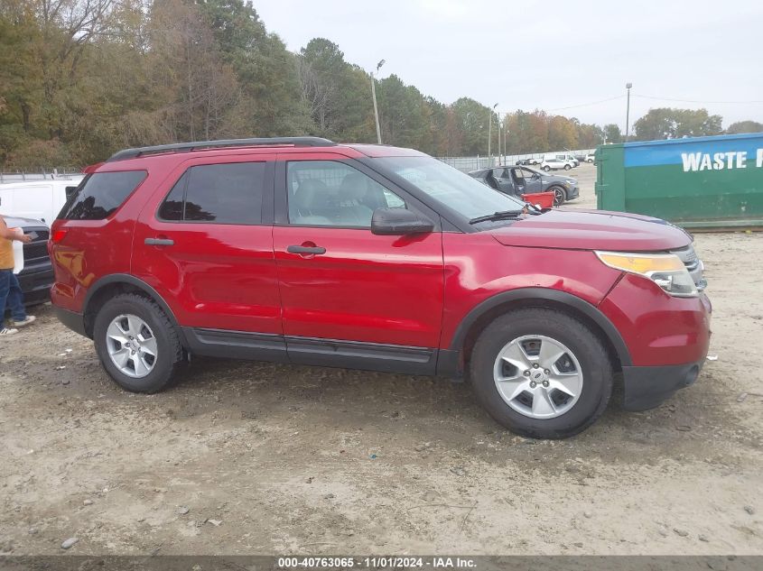 2013 Ford Explorer VIN: 1FM5K7B92DGC45850 Lot: 40763065