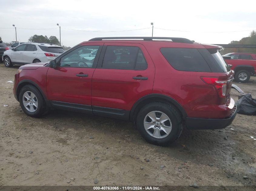 2013 Ford Explorer VIN: 1FM5K7B92DGC45850 Lot: 40763065