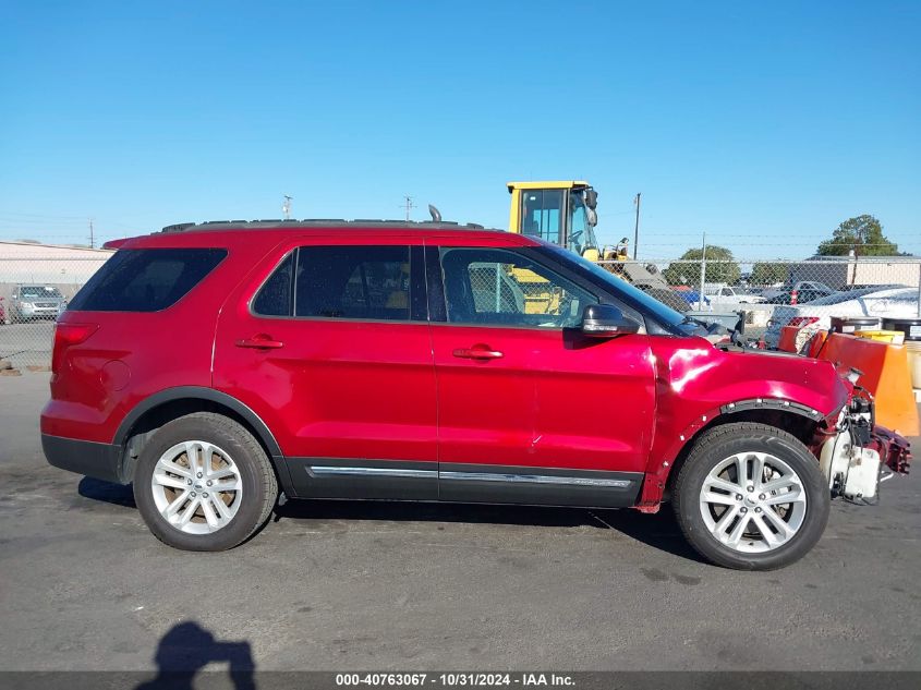 2017 Ford Explorer Xlt VIN: 1FM5K7D82HGE38526 Lot: 40763067