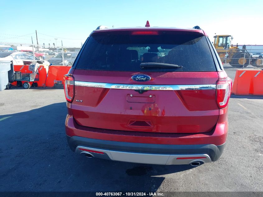 2017 Ford Explorer Xlt VIN: 1FM5K7D82HGE38526 Lot: 40763067