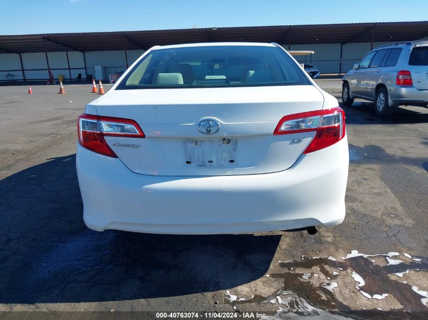 2013 Toyota Camry Le VIN: 4T4BF1FK8DR321418 Lot: 40763074