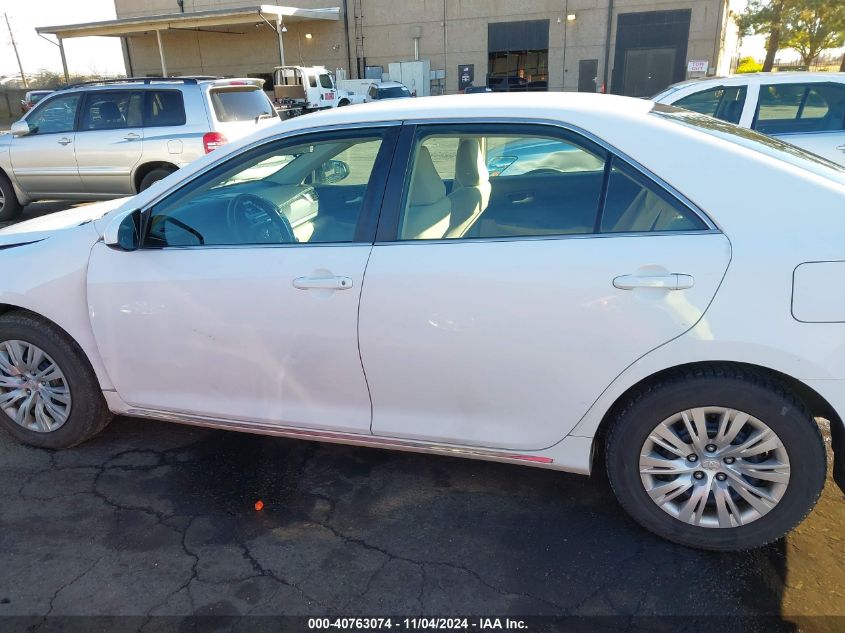 2013 Toyota Camry Le VIN: 4T4BF1FK8DR321418 Lot: 40763074