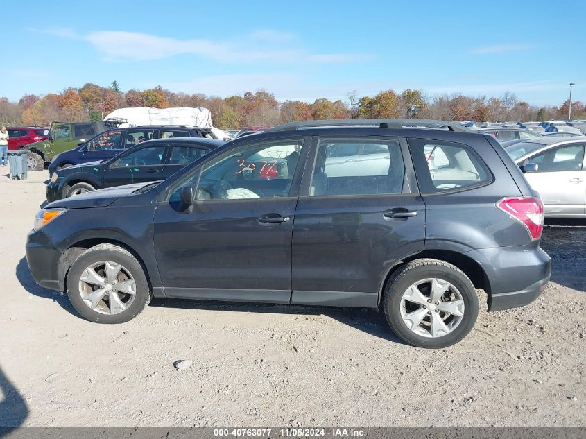 2015 Subaru Forester 2.5I VIN: JF2SJABC1FH585489 Lot: 40763077