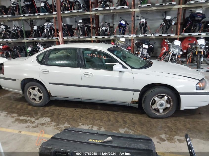 2003 Chevrolet Impala VIN: 2G1WF52E239447558 Lot: 40763088