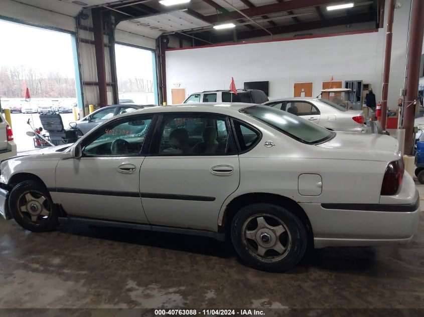 2003 Chevrolet Impala VIN: 2G1WF52E239447558 Lot: 40763088