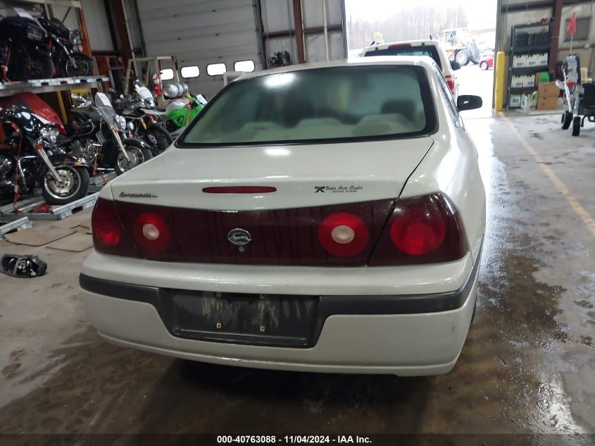 2003 Chevrolet Impala VIN: 2G1WF52E239447558 Lot: 40763088