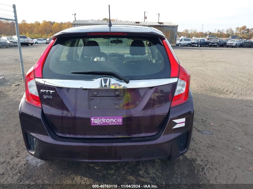 2016 Honda Fit Ex VIN: JHMGK5H7XGX043042 Lot: 40763110