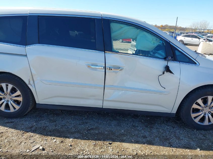 2015 Honda Odyssey Ex-L VIN: 5FNRL5H62FB065706 Lot: 40763129