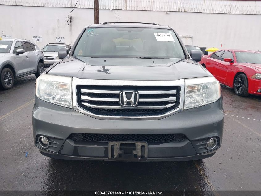 2013 Honda Pilot Ex-L VIN: 5FNYF4H6XDB024167 Lot: 40763149