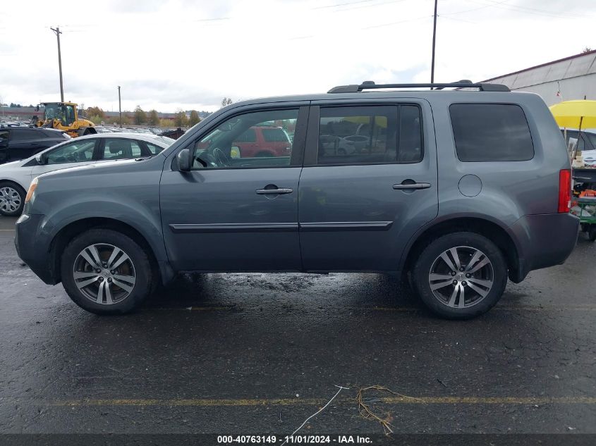 2013 Honda Pilot Ex-L VIN: 5FNYF4H6XDB024167 Lot: 40763149