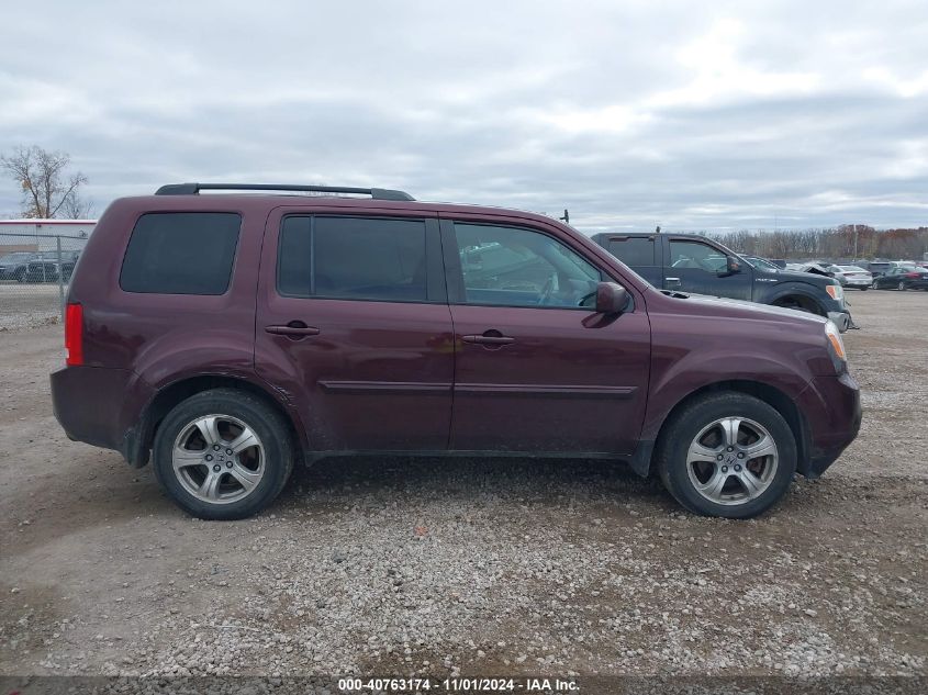 2015 Honda Pilot Ex-L VIN: 5FNYF4H70FB076077 Lot: 40763174