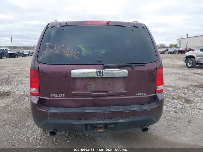 2015 Honda Pilot Ex-L VIN: 5FNYF4H70FB076077 Lot: 40763174