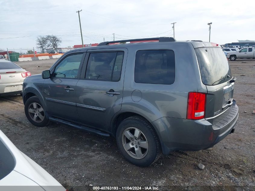 2011 Honda Pilot Ex-L VIN: 5FNYF3H79BB031370 Lot: 40763193