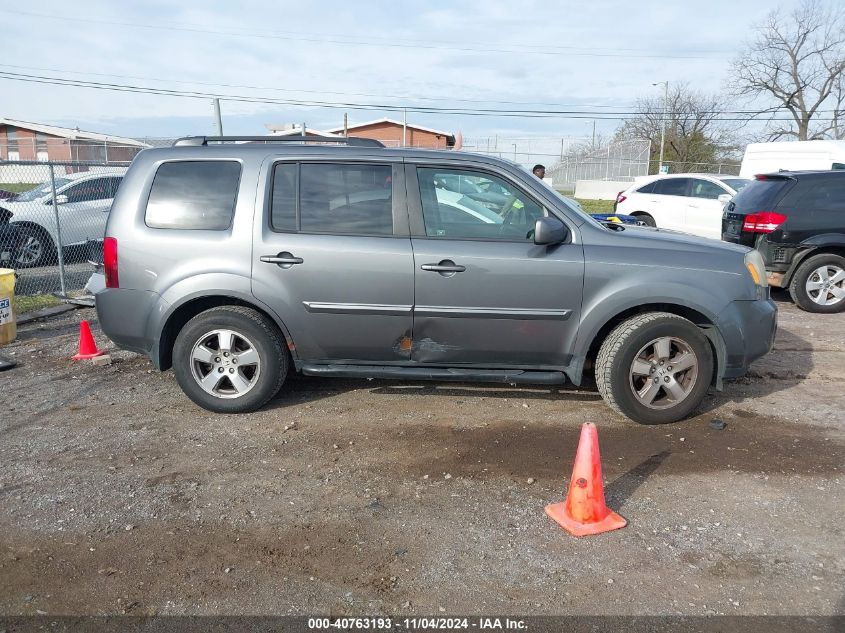 2011 Honda Pilot Ex-L VIN: 5FNYF3H79BB031370 Lot: 40763193