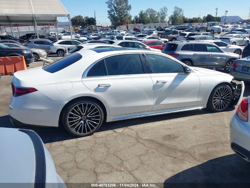 2021 Mercedes-Benz S 580 4Matic VIN: W1K6G7GBXMA039089 Lot: 40763206