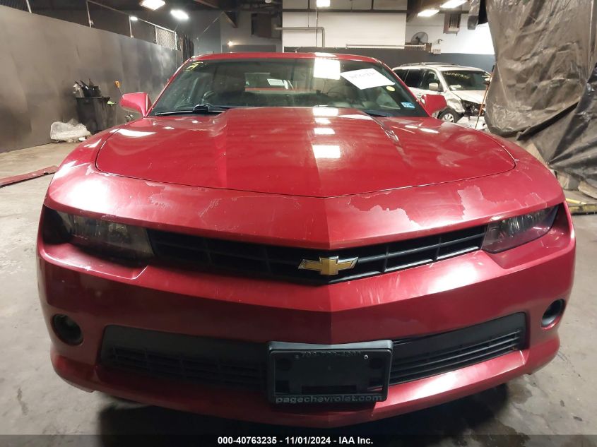 2015 Chevrolet Camaro 1Lt VIN: 2G1FD1E3XF9170915 Lot: 40763235