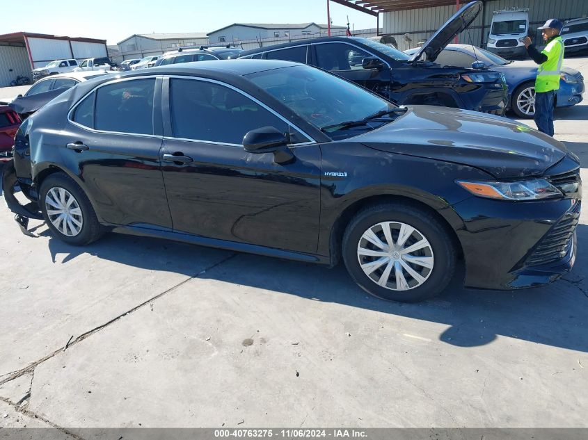 2019 Toyota Camry Hybrid Le VIN: 4T1B31HK7KU007319 Lot: 40763275