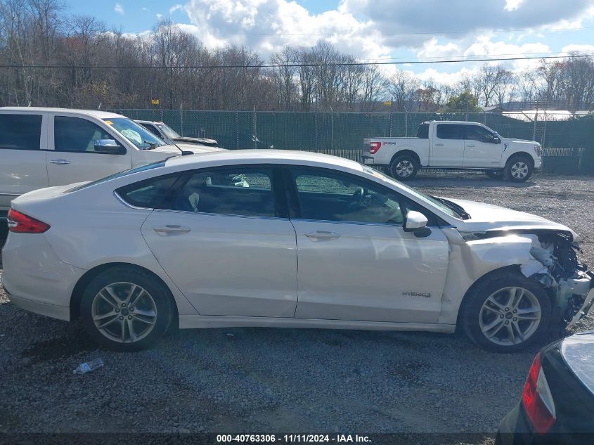 2018 Ford Fusion Hybrid Se VIN: 3FA6P0LU2JR119793 Lot: 40763306