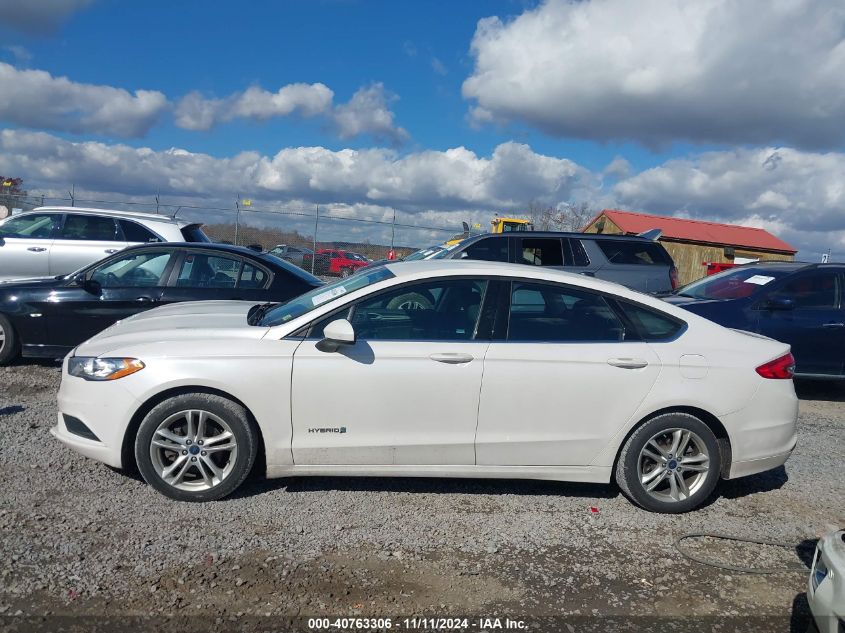 2018 Ford Fusion Hybrid Se VIN: 3FA6P0LU2JR119793 Lot: 40763306