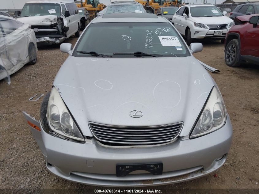 2005 Lexus Es 330 VIN: JTHBA30G455087463 Lot: 40763314