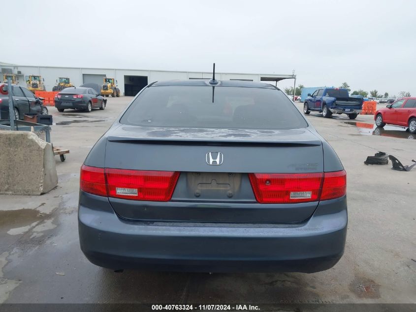 2005 Honda Accord Hybrid Ima VIN: JHMCN36495C000979 Lot: 40763324