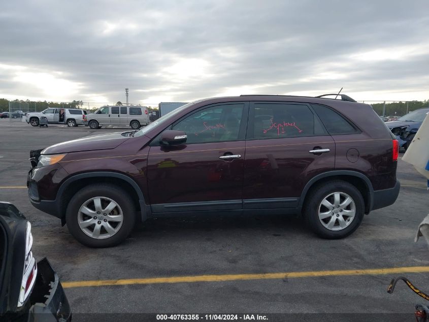 2013 Kia Sorento Lx VIN: 5XYKT3A15DG390988 Lot: 40763355