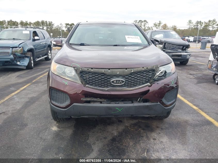 2013 Kia Sorento Lx VIN: 5XYKT3A15DG390988 Lot: 40763355