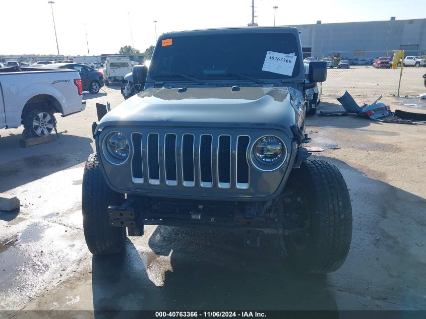 2022 Jeep Wrangler Unlimited Sahara 4X4 VIN: 1C4HJXEG1NW257025 Lot: 40763366