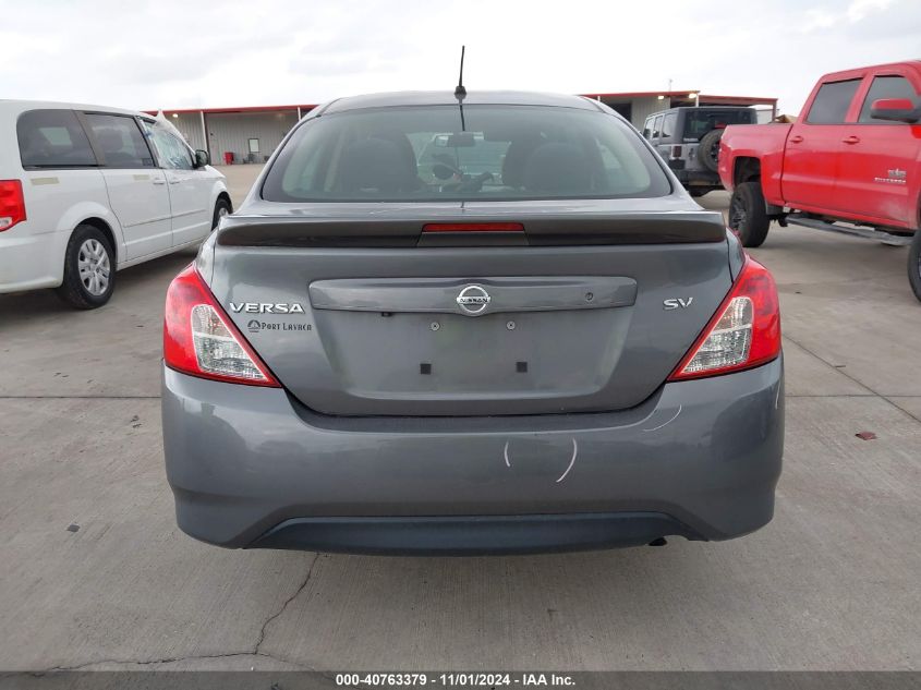 2019 Nissan Versa 1.6 Sv VIN: 3N1CN7AP5KL805522 Lot: 40763379