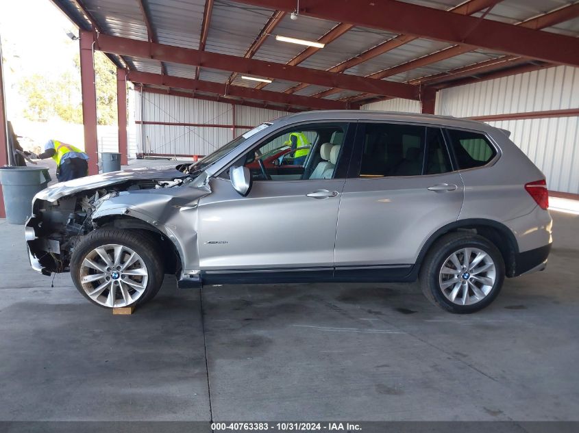 2013 BMW X3 xDrive28I VIN: 5UXWX9C55D0A11889 Lot: 40763383