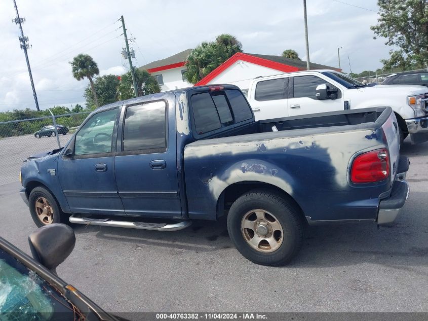 2002 Ford F-150 Lariat/Xlt VIN: 1FTRW076X2KE21604 Lot: 40763382