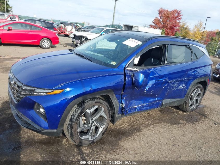 2022 Hyundai Tucson Limited VIN: 5NMJECAEXNH137018 Lot: 40763391