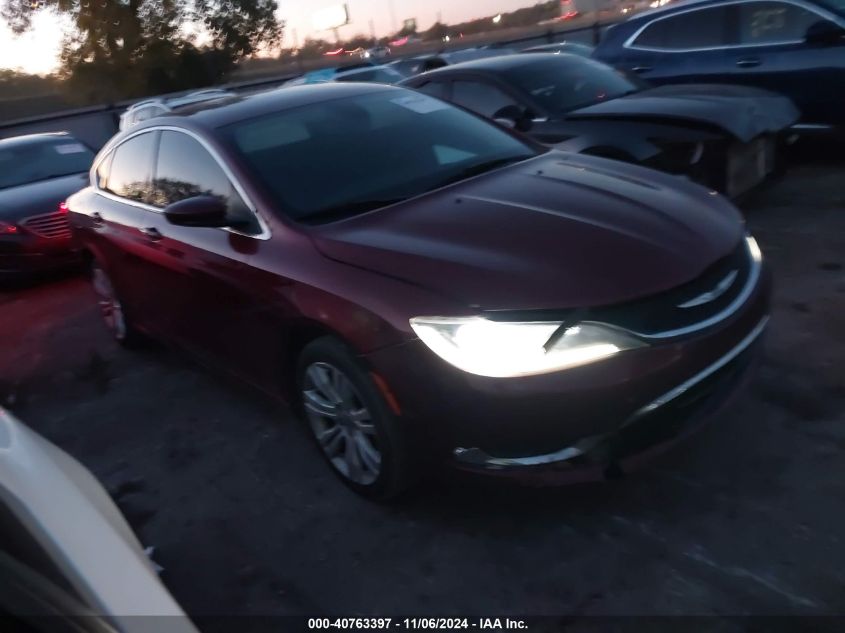 2015 Chrysler 200 Limited VIN: 1C3CCCAB5FN667782 Lot: 40763397