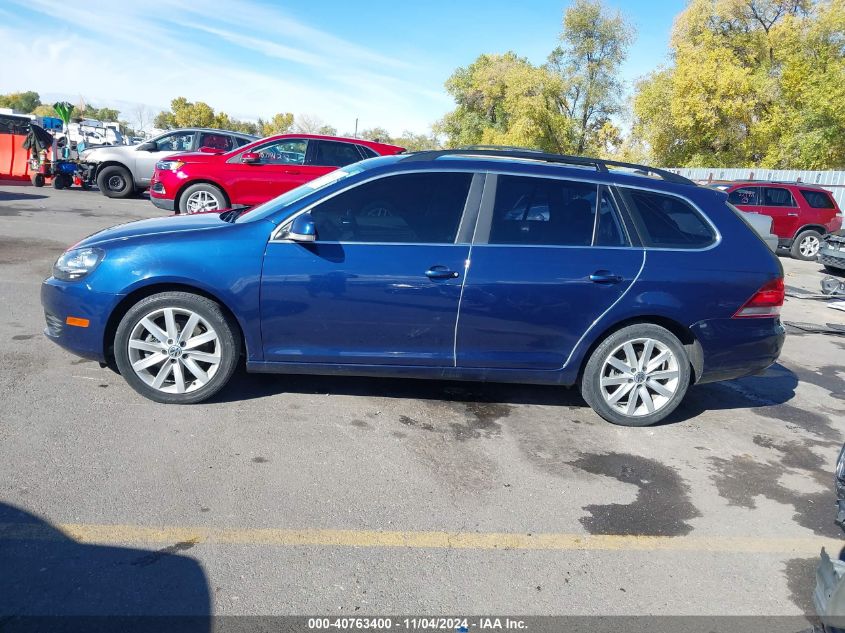 2013 Volkswagen Jetta Sportwagen 2.0L Tdi VIN: 3VWPL7AJ1DM689245 Lot: 40763400