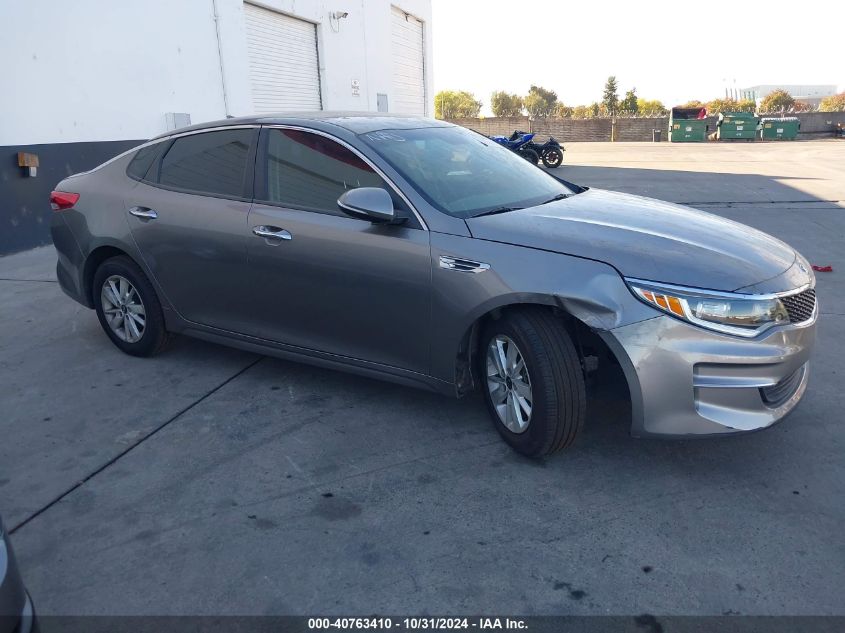 2016 Kia Optima Lx VIN: 5XXGT4L3XGG035429 Lot: 40763410