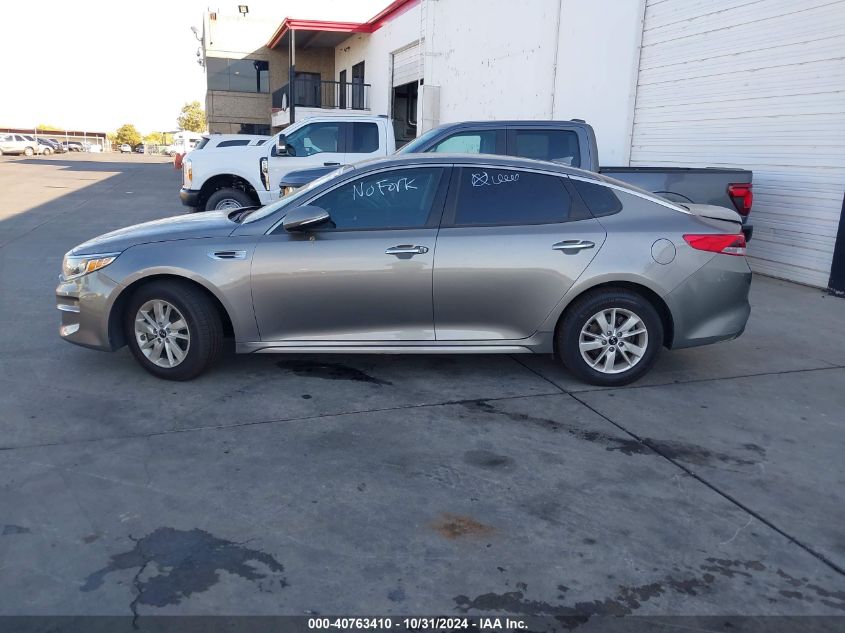 2016 Kia Optima Lx VIN: 5XXGT4L3XGG035429 Lot: 40763410