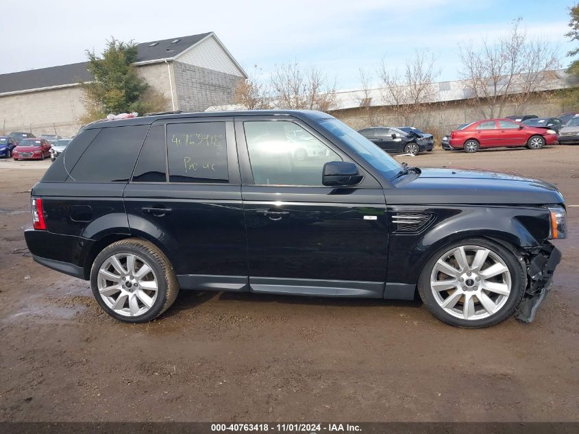 2013 Land Rover Range Rover Sport Hse VIN: SALSF2D4XDA813774 Lot: 40763418