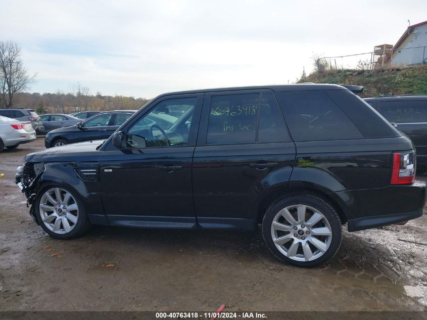 2013 Land Rover Range Rover Sport Hse VIN: SALSF2D4XDA813774 Lot: 40763418