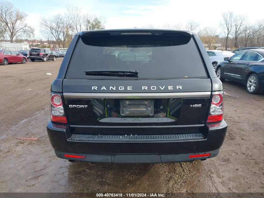 2013 Land Rover Range Rover Sport Hse VIN: SALSF2D4XDA813774 Lot: 40763418