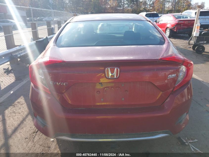 2019 Honda Civic Lx VIN: 19XFC2F66KE047052 Lot: 40763445