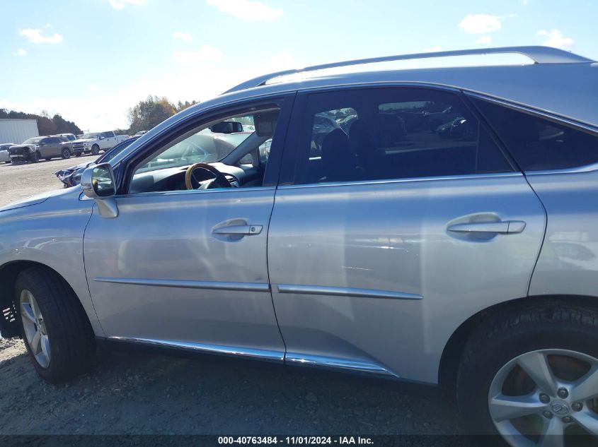 2012 Lexus Rx 350 VIN: 2T2BK1BA0CC137461 Lot: 40763484