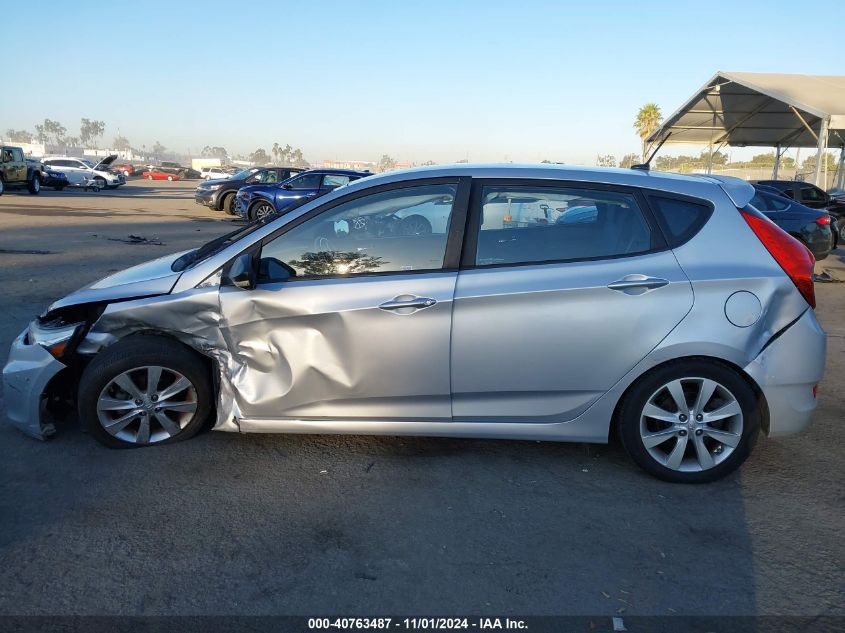 2014 Hyundai Accent Se VIN: KMHCU5AE7EU158470 Lot: 40763487