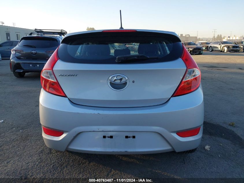 2014 Hyundai Accent Se VIN: KMHCU5AE7EU158470 Lot: 40763487