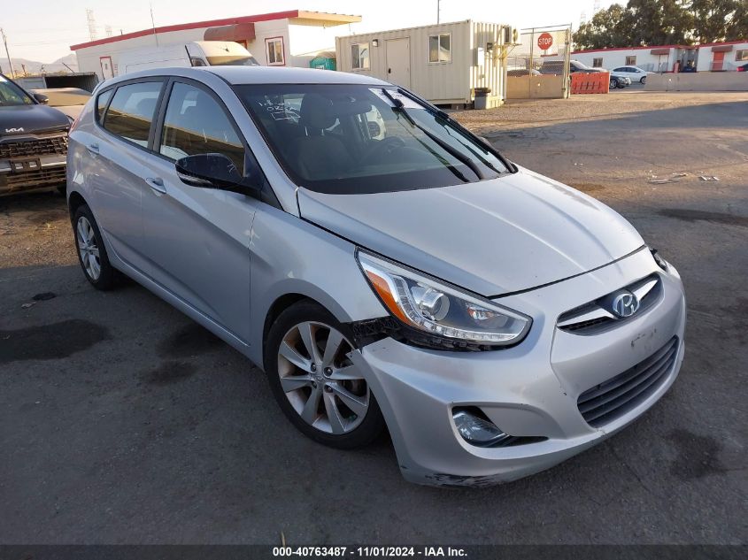 VIN KMHCU5AE7EU158470 2014 HYUNDAI ACCENT no.1