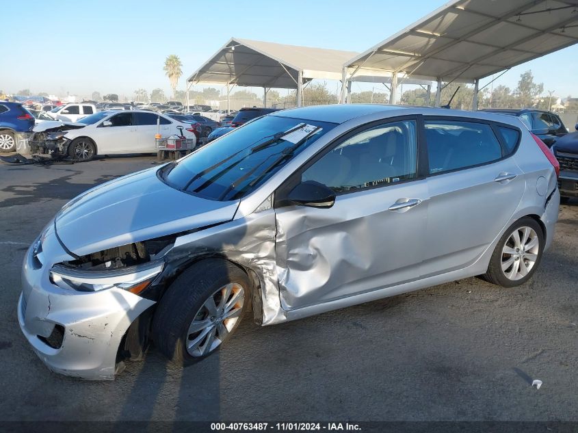 2014 Hyundai Accent Se VIN: KMHCU5AE7EU158470 Lot: 40763487