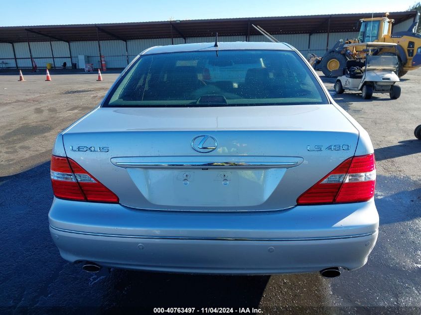 2004 Lexus Ls 430 Base (A6) VIN: JTHBN36F540130755 Lot: 40763497