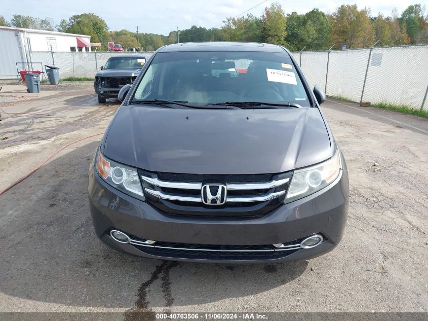 2014 Honda Odyssey Touring/Touring Elite VIN: 5FNRL5H95EB097512 Lot: 40763506